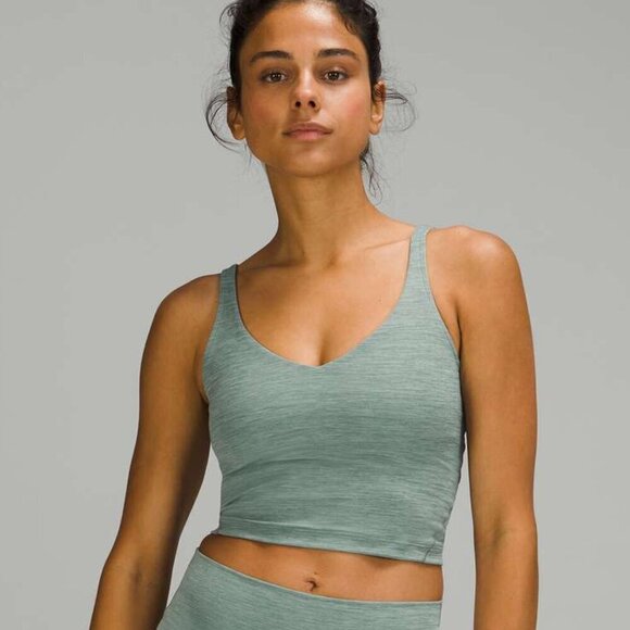 Lululemon Align Tank - 12 Heathered Tidewater Teal - Picture 1 of 6